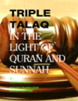 TRIPLE TALAQ IN THE LIGHT OF QURAN AND SUNNAH
SHAMS PIRZADA