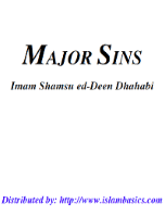 Major sins
Shams Aldeen AlThahabee