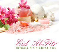 Rituals &amp; Celebrations of `Eid Al-Fitr
After the last night’s moon sighting, indicating that the blessed month of Ramadan is over, Muslims wake for the Dawn Prayer and the beginning of a very special day.  
E-Da`wah Committee (EDC)