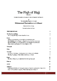 The Fiqh Of Hajj