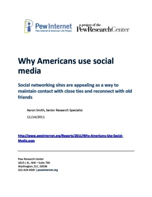 Book cover: Why Americans Use Social Media