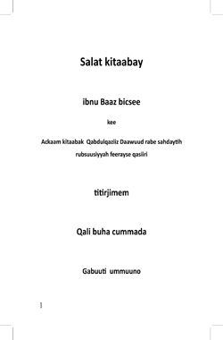 Salat Kitaabay