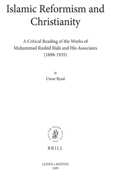 Islamic Reformism and Christianity
